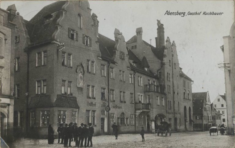 1920, 02 Ansichtskarte, Brauereigasthof Zum Kuchlbauer